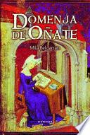 libro Domenja De Oñate